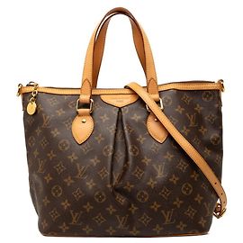 Bolsa de mão e bolsa de ombro Louis Vuitton Monogram Palermo PM Marrom