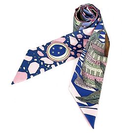 Hermès Sciarpa Twilly Hermes - LA DANCE DES AMAZONES Multicolore