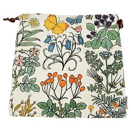 Pochette de cordón Herbarium para mujer Loewe Multicolor Verde