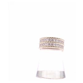 APM Monaco Goldring mit Strasssteinen Golden
