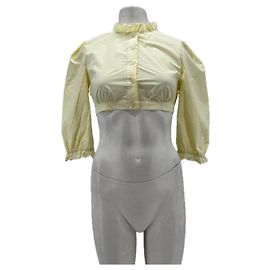 Autre Marque Top LIONESS de algodão amarelo S Amarelo