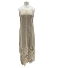 Robe SéZane en lin beige taille 36 Beige