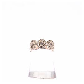 APM Monaco Goldring mit Sonnenmotiven aus Strass Golden