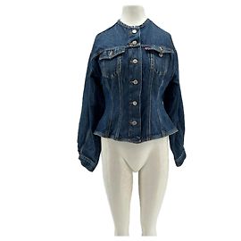 Levi's Denim Jacket Blue Cotton XS Blue