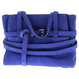 Moschino Borsa in scamosciato blu elettrico Blu