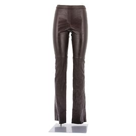 Autre Marque Bordeaux Lederhose Bordeaux