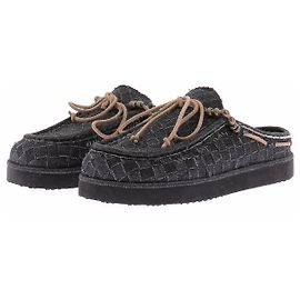 Autre Marque CALEB denim sandals black size 39 Black