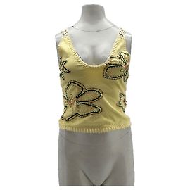Autre Marque Top amarelo com capuz Amarelo