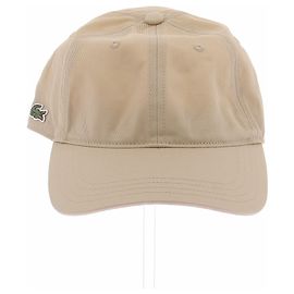 Boné Lacoste de algodão bege Bege