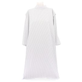 Robe chemise à rayures Givenchy Blanche en Coton Blanc