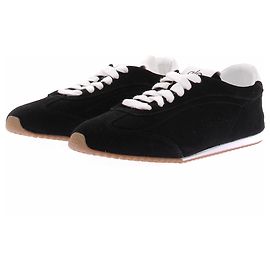 Baskets ALO Yves Salomon en daim noir Noir