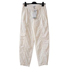 Ganni Cargo-Hose beige Beige