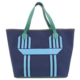 Hermès Hermes Pure Sangle Handbag Black Blue Light green