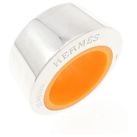 Hermès Hermes Silver 925 Band Ring Silvery