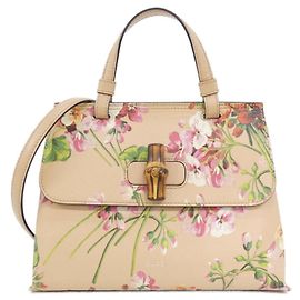 Bolsa de couro rosa Gucci Rosa