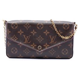 Louis Vuitton Pochette Felicie Monogram Marrone Marrone