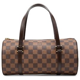 Louis Vuitton Marron Damier Ebene Papillon 26 Marron