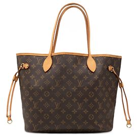 Louis Vuitton Brown Monogram Neverfull MM Brown