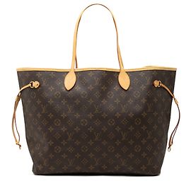 Louis Vuitton Marron Monogram Neverfull GM Marron