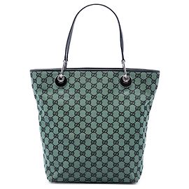 Tote Gucci Green GG Canvas Eclipse Altro