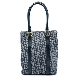 Tote en toile Diorissimo Trotter bleu Dior Bleu