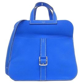 Hermès Borsa Hermes Arzan 31cm Blu