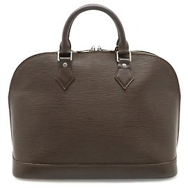 Bolsa Louis Vuitton Epi Alma PM Marrom