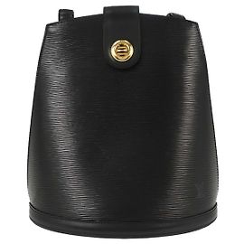 Louis Vuitton Cluny Leather MM Noir