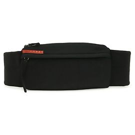 Marsupio Prada Sport in mesh e neoprene nero Nero
