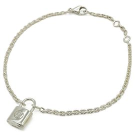 Louis Vuitton Silver Bracelet Silvery Metallic
