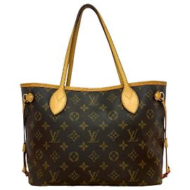 Bolsa Tote Louis Vuitton Neverfull Monogram Marrom
