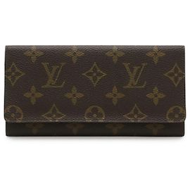 Portefeuille long Louis Vuitton Monogram Marron