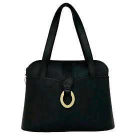 Christian Dior Leather Handbag Black