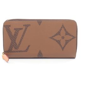 Louis Vuitton Zippy Wallet Monogram Giant Reverse Long Wallet Braun
