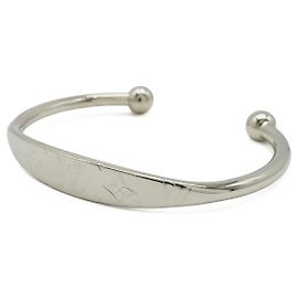 Pulseira Jonc Monogram Louis Vuitton Prata Metálico