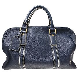 Louis Vuitton Carryall en cuir Bleu