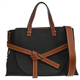 Borsa Tote Loewe Gate in pelle Medium Nero