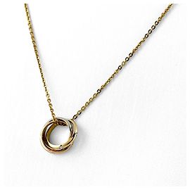 Colar com pingente Cartier Baby Trinity 15-Diamond Dourado