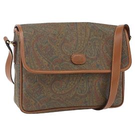 Valentino Garavani Vintage Canvas et Cuir Marron