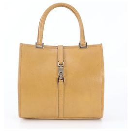 Bolsa Tote de Couro Gucci Jackie 002 Marrom