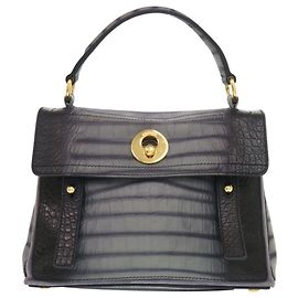 Bolsa Muse Two Yves Saint Laurent Marrom Preto