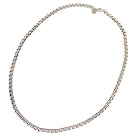Colar de prata de lei com elos venezianos Tiffany & Co. Prata