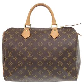 Louis Vuitton Speedy 30 Monogram Handtasche Braun Monogramm