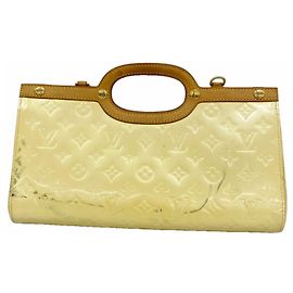 Louis Vuitton Vernis Roxbury Drive Handtasche Weiß