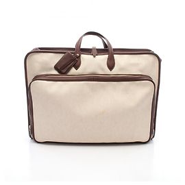 Hermès Bolsa Victoria Ecru Hermes Marrom Cru