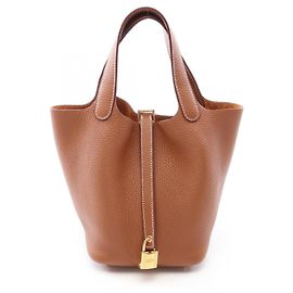 Hermès Hermes Picotin Lock PM Handbag Brown