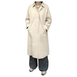 Gabardina Burberrys beige de algodón Beige