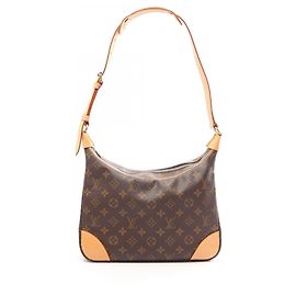 Borsa a Spalla Louis Vuitton Boulogne PM Monogram Marrone Monogramma