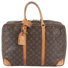 Sac cabas en cuir Louis Vuitton Monogram Sirius 45 Marron