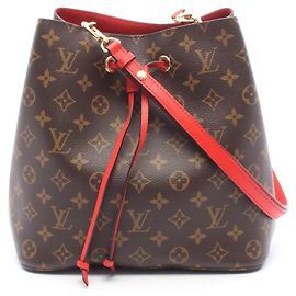 Bolsa Louis Vuitton NeoNoe Marrom Vermelho Monograma